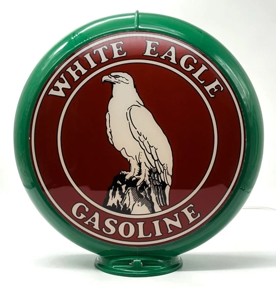 WHITE EAGLE GASOLINE 13.5" Ad Globe