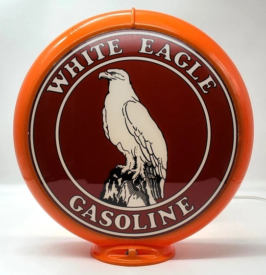 WHITE EAGLE GASOLINE 13.5" Ad Globe
