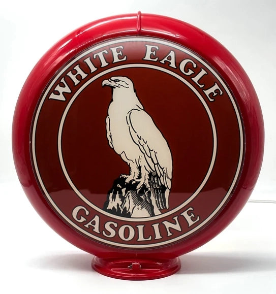 WHITE EAGLE GASOLINE 13.5" Ad Globe