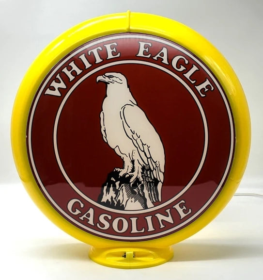 WHITE EAGLE GASOLINE 13.5" Ad Globe