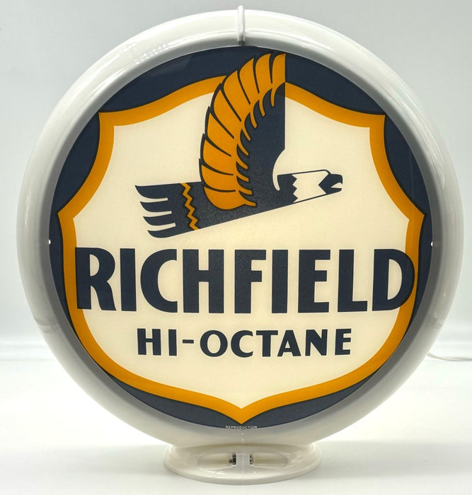 RICHFIELD HI-OCTANE 13.5" Ad Globe