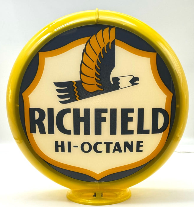 RICHFIELD HI-OCTANE 13.5" Ad Globe