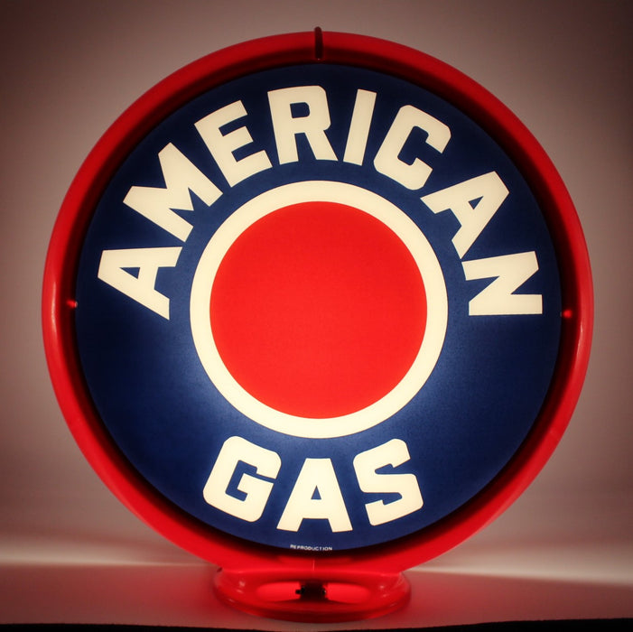 AMERICAN GAS RED DOT Gas Pump Globe - FREE SHIPPING!!