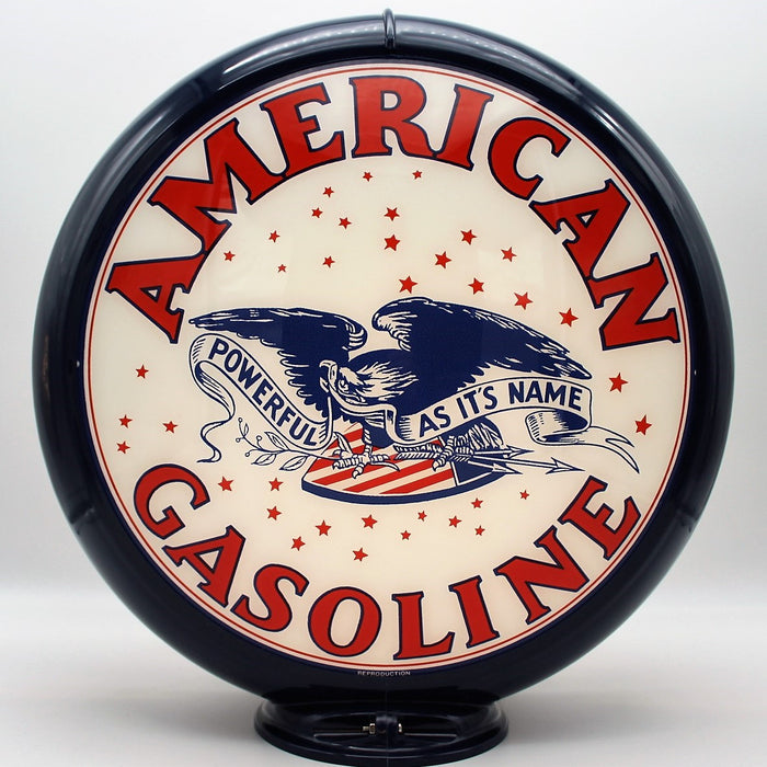 AMERICAN EAGLE GASOLINE 13.5" Gas Pump Globe Face / Lens