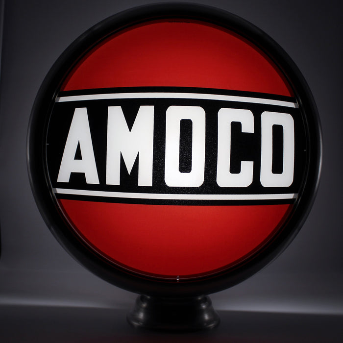 AMOCO 15" Gas Pump Globe with 15" Steel Body