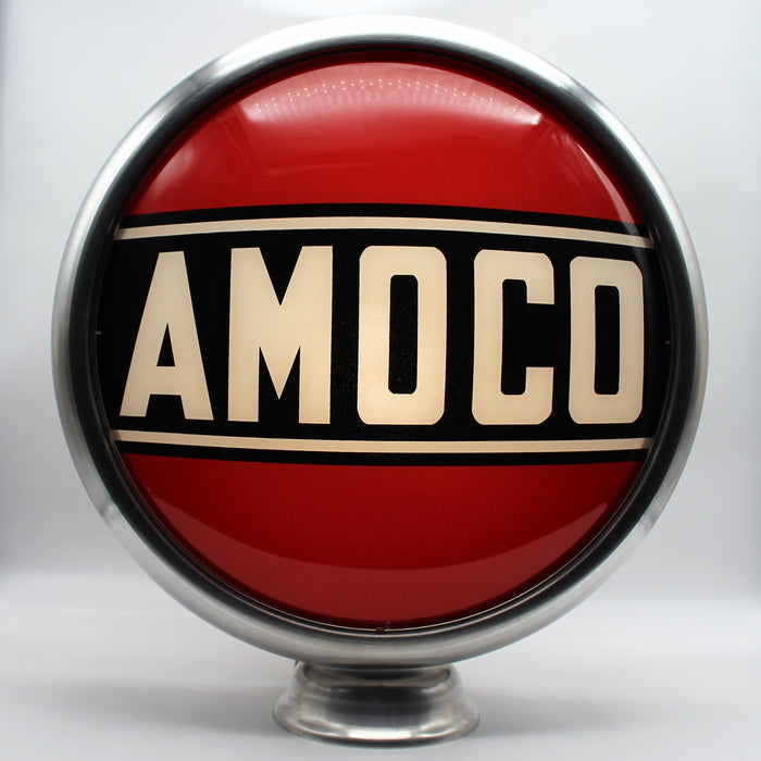 AMOCO 15" Gas Pump Globe with 15" Steel Body