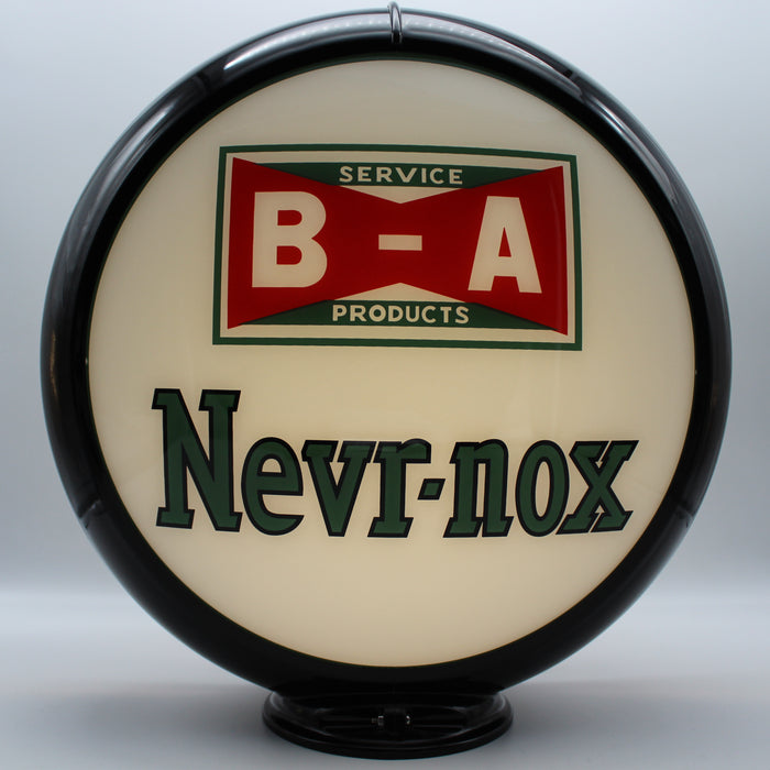 BA NEVER-NOX 13.5" Gas Pump Globe Glass Face / Lens