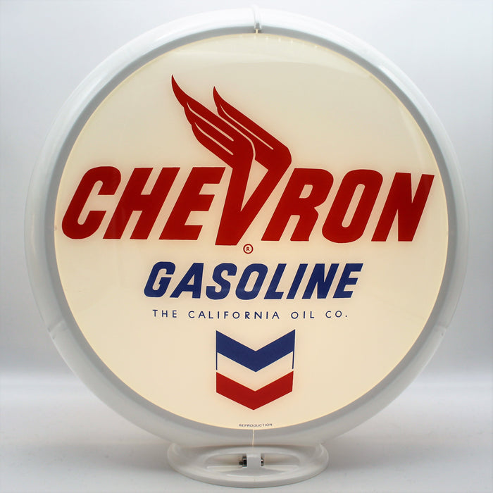 CHEVRON GASOLINE 13.5" Gas Pump Globe