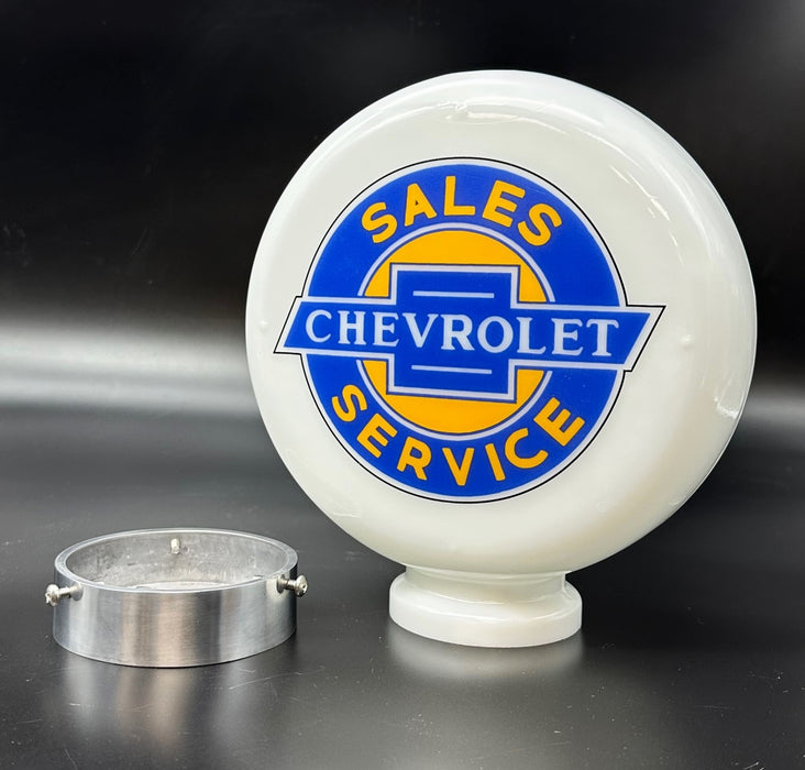 CHEVROLET SALES & SERVICE 8" Mini Glass Globe