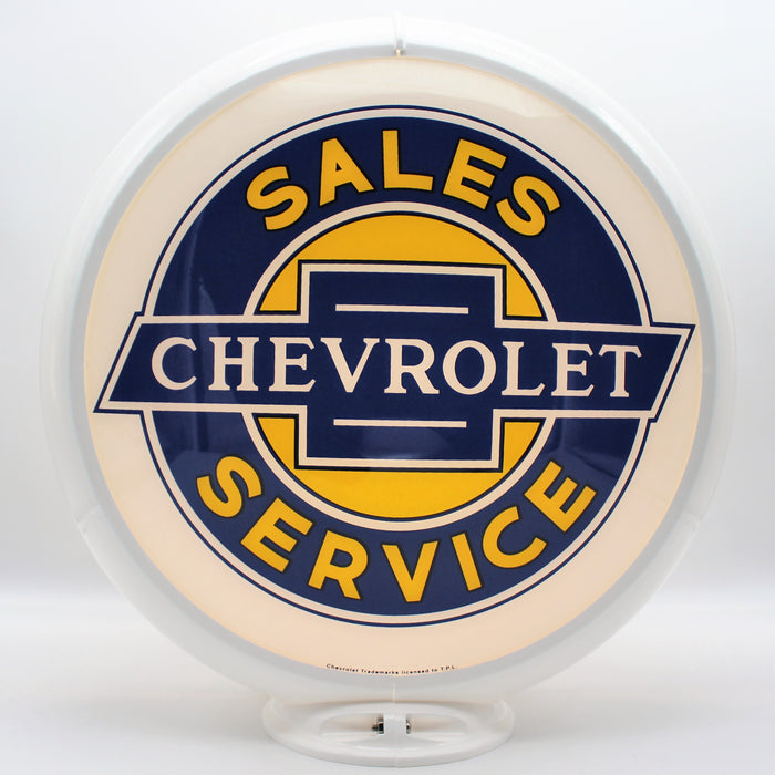 CHEVROLET SALES & SERVICE 13.5" Gas Pump Globe - FREE SHIPPING!!
