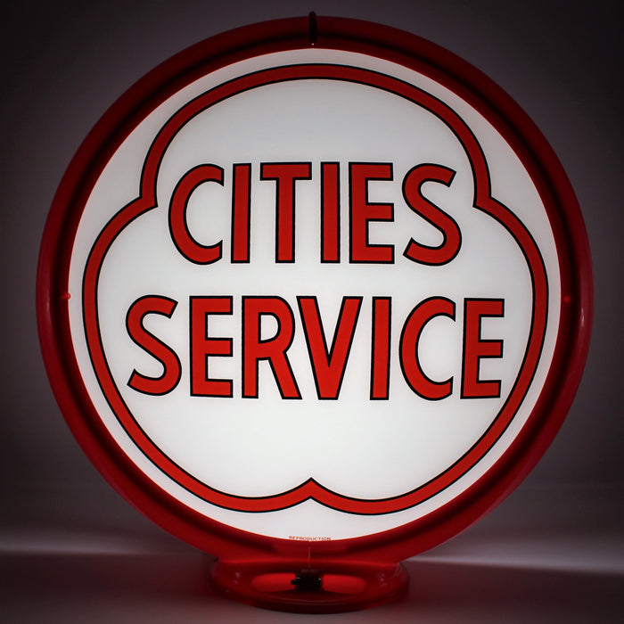 CITIES SERVICE RED Gas Pump Globe