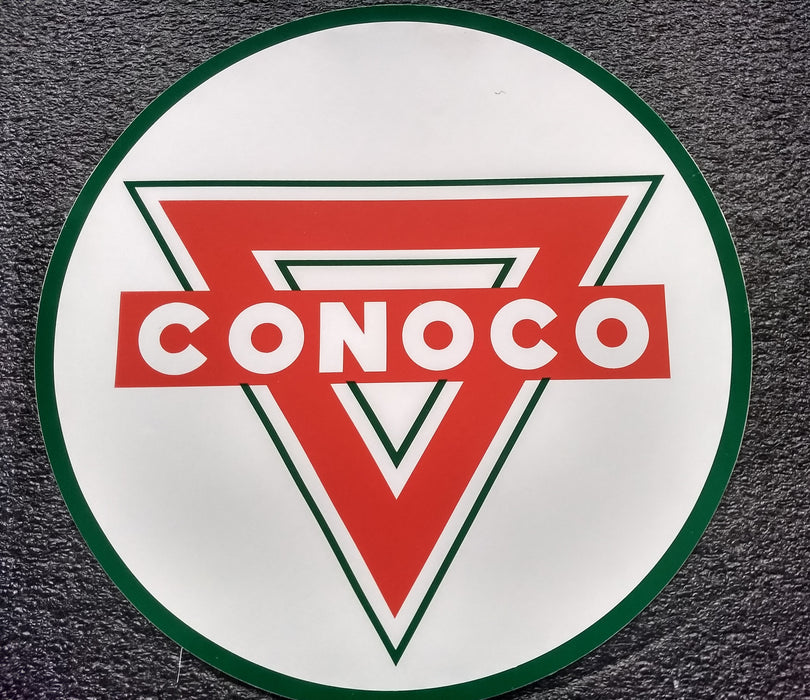 CONOCO TRIANGLE DECAL-12"