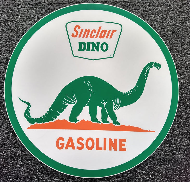 SINCLAIR WRINKLY DINO DECAL - 12"