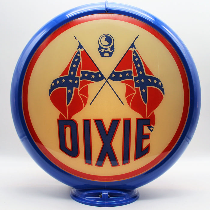 DIXIE 13.5" Glass Face for Gas Pump Globe