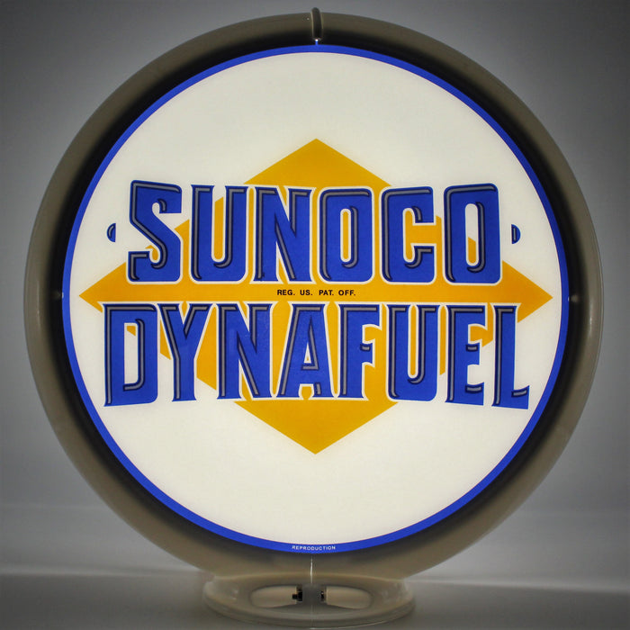 SUNOCO DYNAFUEL 13.5" Ad Globe