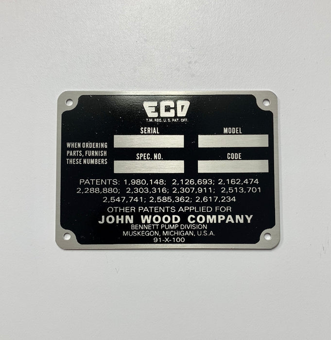 ECO Air Hydrant ID Tag