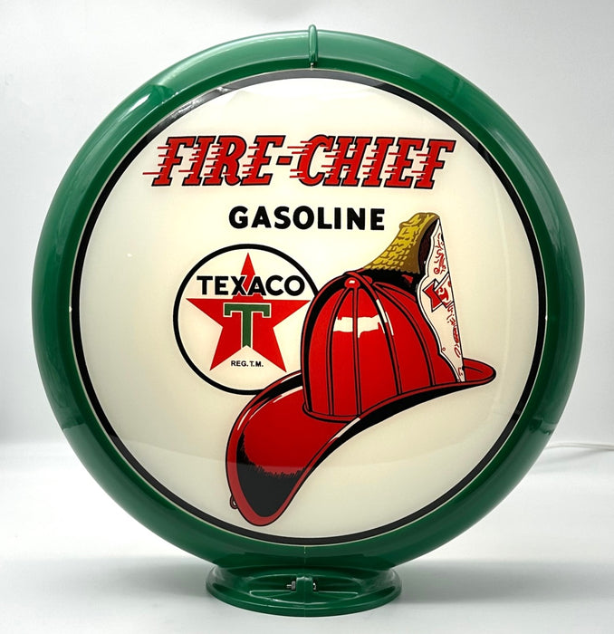 TEXACO FIRE CHIEF GASOLINE 13.5" Gas Pump Globe - FREE SHIPPING!!
