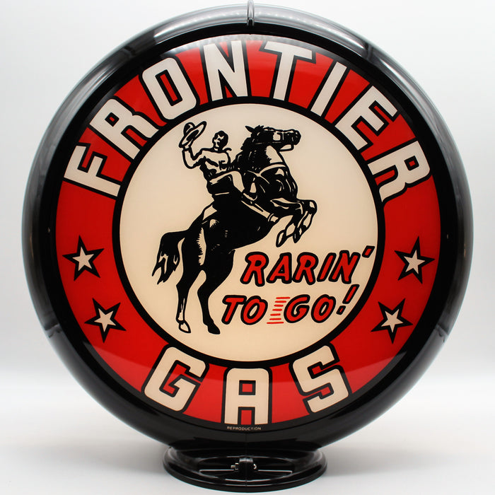 FRONTIER GAS 13.5" Glass Face