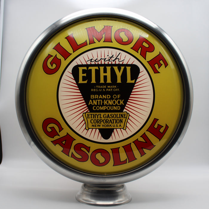 GILMORE ETHYL GASOLINE 15" Glass Face
