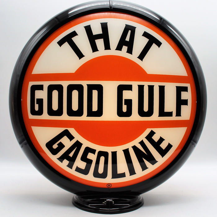 GULF "THAT GOOD GULF GASOLINE" 13.5" Gas Pump Globe