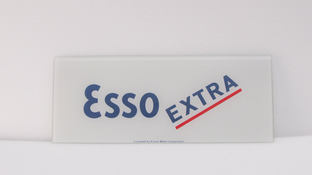 ESSO EXTRA Ad Glass Panel