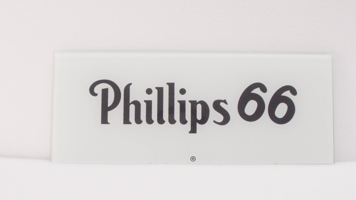 PHILLIPS 66 Ad Glass Panel