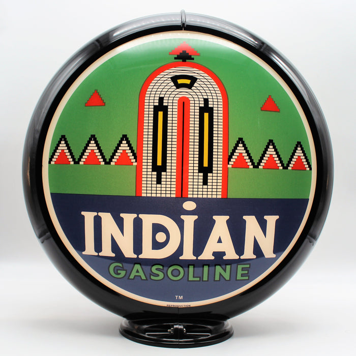 INDIAN GASOLINE WITH ARCH 13.5" Ad Globe - FREE SHIPPING !