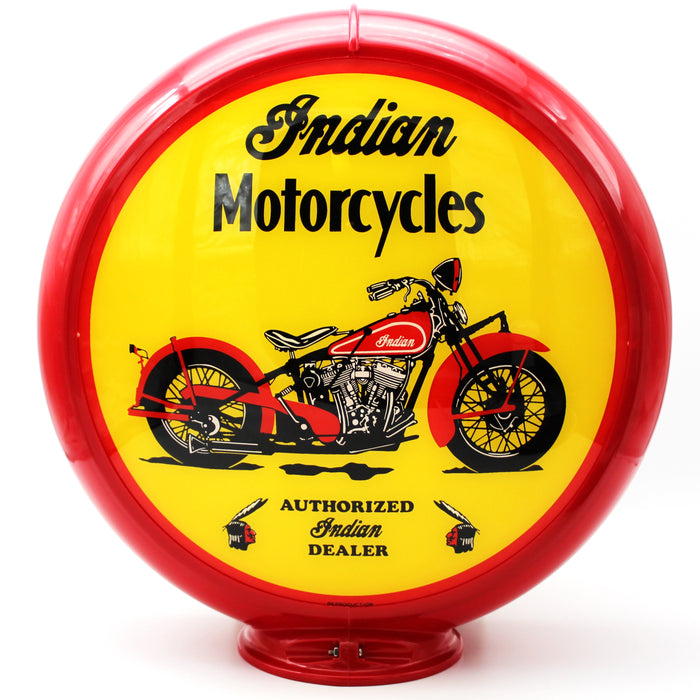 INDIAN MOTORCYCLE GAS PUMP GLOBE- FREE SHIPPING !