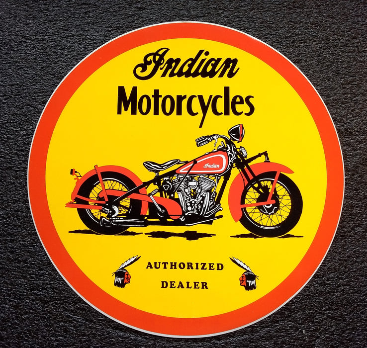 INDIAN MOTORCYCLES - 12" DECAL