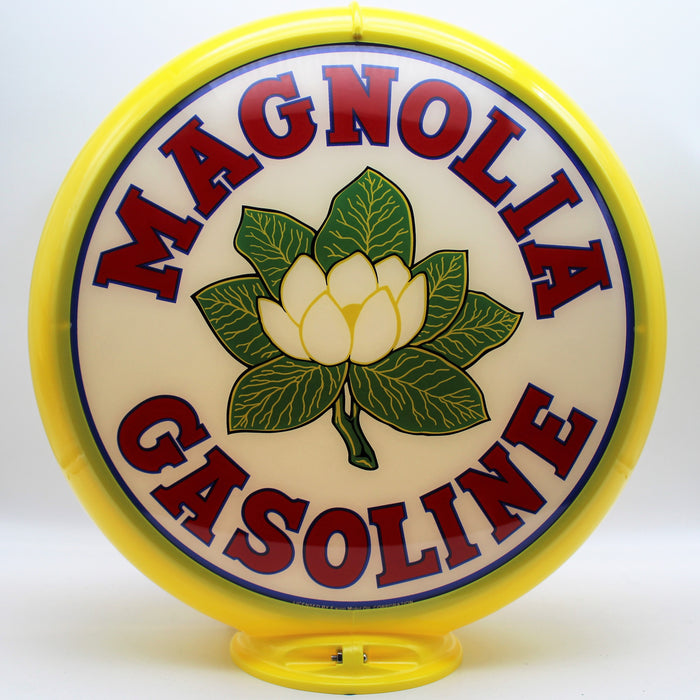 MAGNOLIA GASOLINE 13.5" Ad Globe