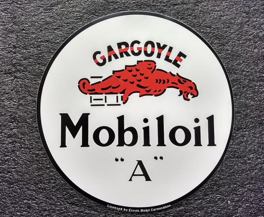 MOBILOIL GARGOYLE DECAL - 8 1/2"