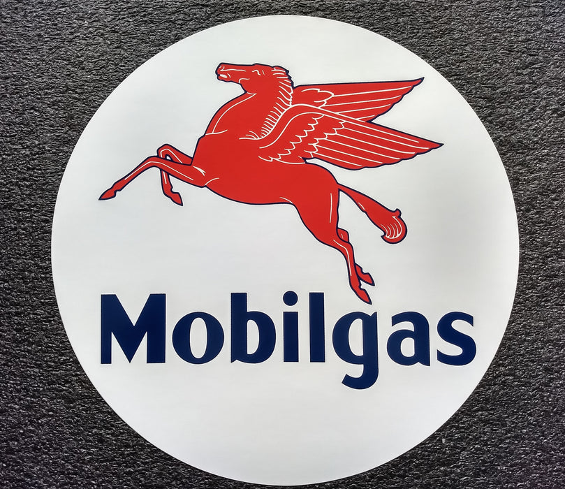 MOBILGAS DECAL-12"