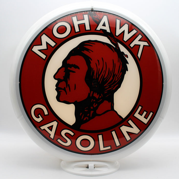 Mohawk Gasoline 13.5" Ad Globe
