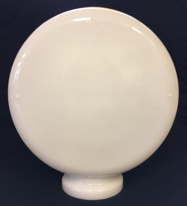 Plain White 8" Mini Glass Globe