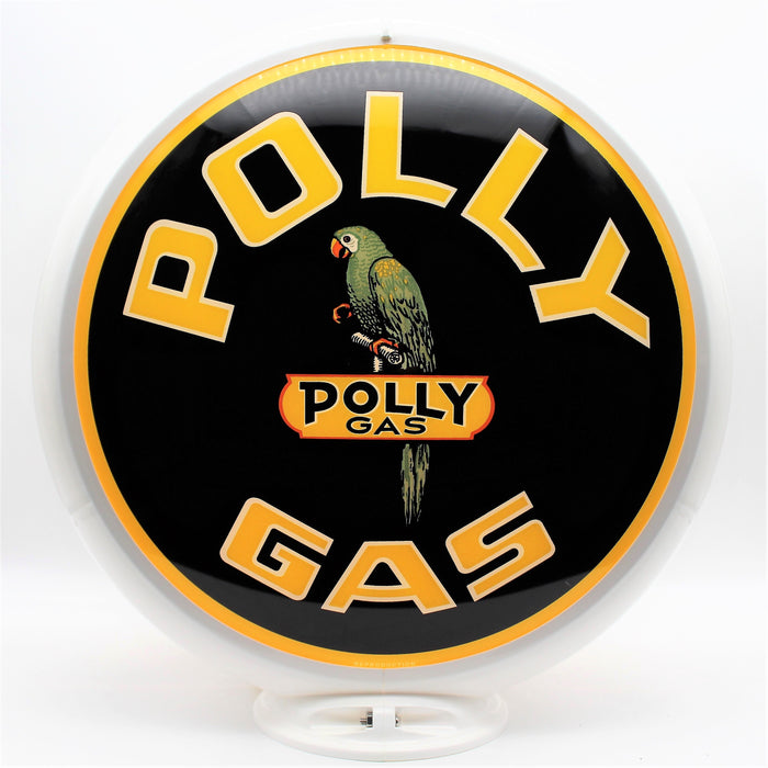 POLLY GAS 13.5" Gas Pump Globe Glass Face - FREE SHIPPING!!