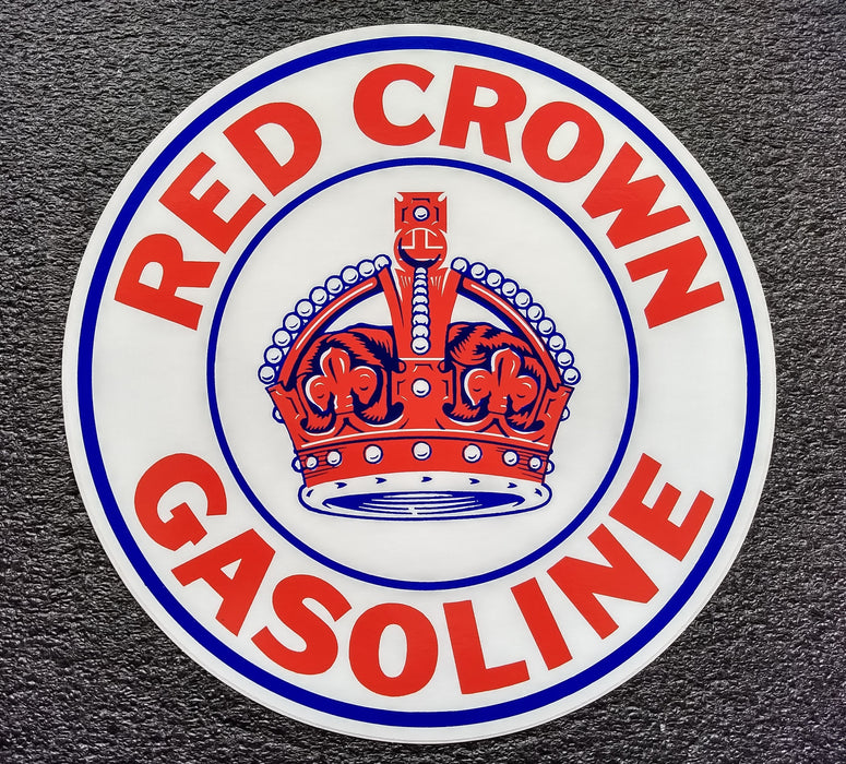 RED CROWN DECAL-12"