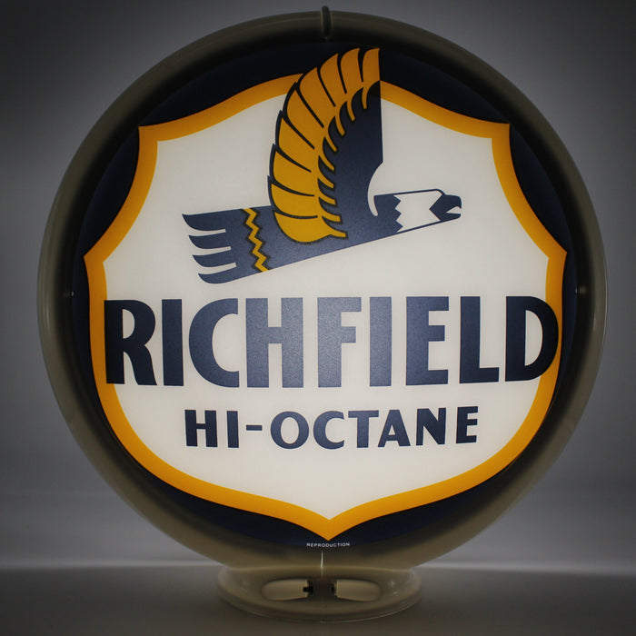 RICHFIELD HI-OCTANE 13.5" Ad Globe