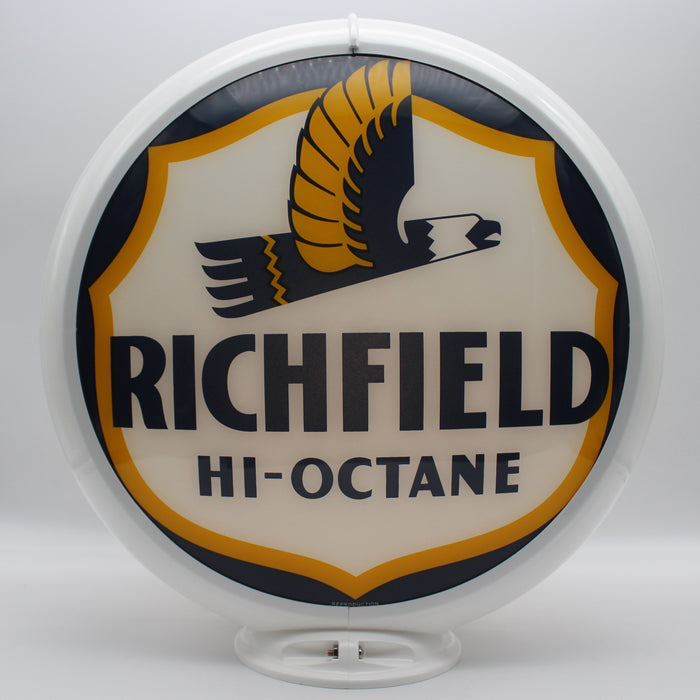 RICHFIELD HI-OCTANE 13.5" Ad Globe