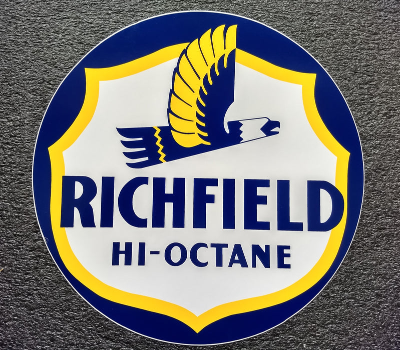 RICHFIELD HI-OCTANE DECAL-12"