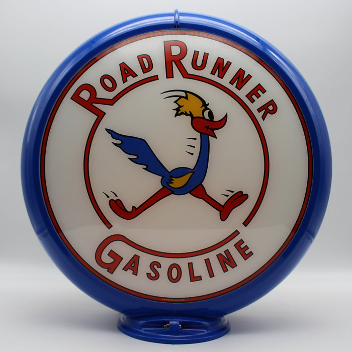 ROAD RUNNER GASOLINE 13.5" Ad Globe