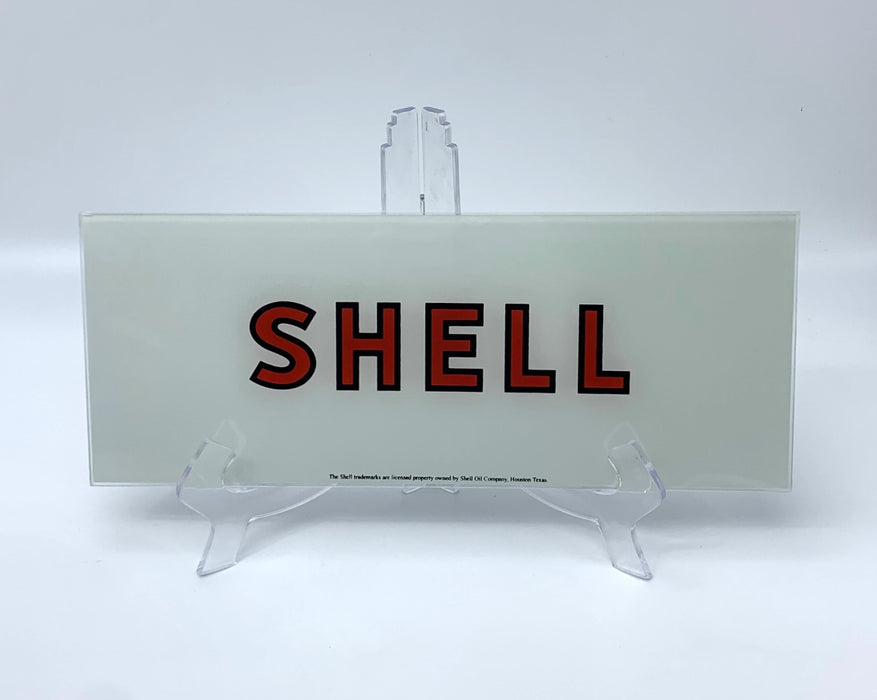 SHELL Ad Glass Panel
