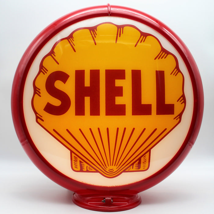 SHELL 13.5" Gas Pump Globe Glass Face - FREE SHIPPING!!