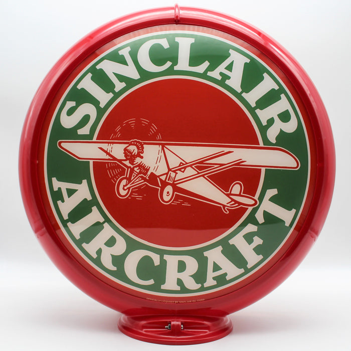 SINCLAIR AIRCRAFT 13.5" Ad Globe - FREE SHIPPING!!