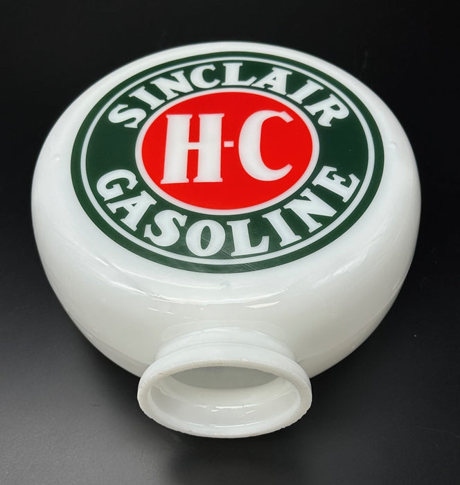 SINCLAIR H-C GASOLINE 8" Mini Glass Globe - FREE SHIPPING!!