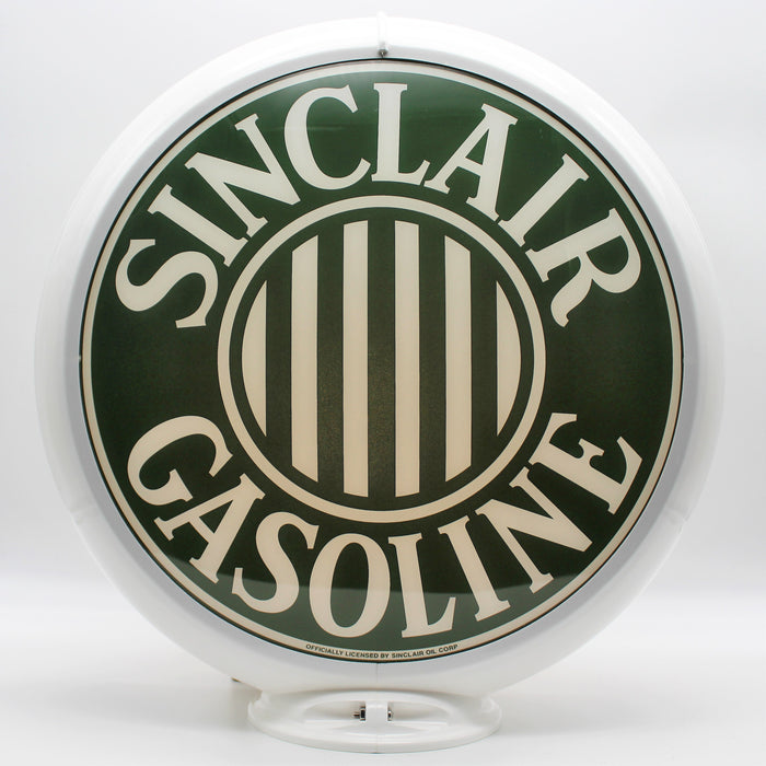 SINCLAIR GASOLINE STRIPES 13.5" Glass Face