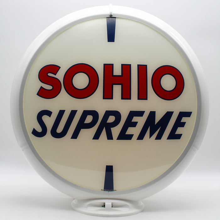 SOHIO SUPREME 13.5" Ad Globe
