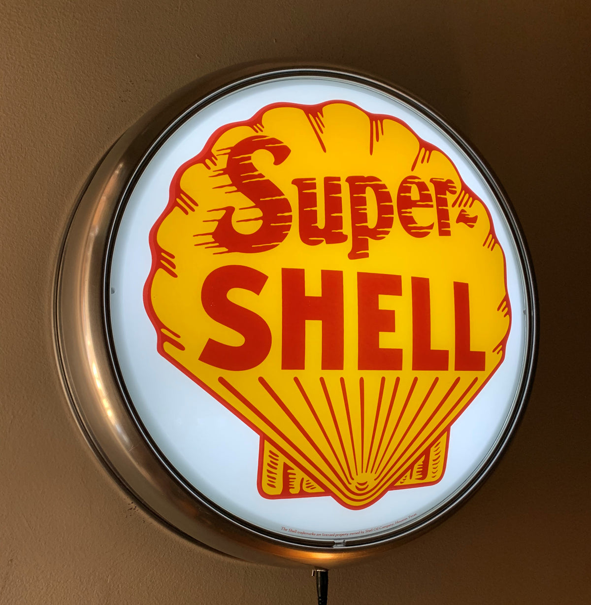 Super Shell Sign LED Wall Mount - Super Shell — PERGL