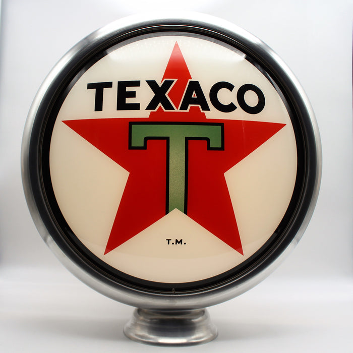 TEXACO Star 15" Glass Face for Gas Pump Globe - FREE SHIPPING!!