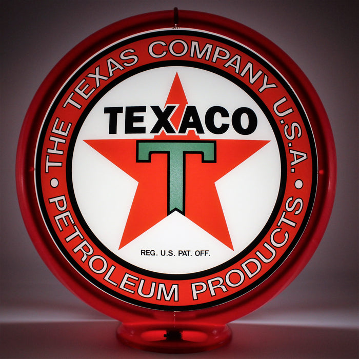 TEXACO THE TEXAS COMPANY USA 13.5" Ad Globe - FREE SHIPPING!!