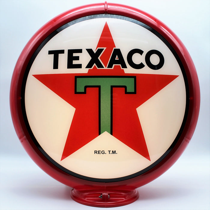 TEXACO STAR 13.5" Glass Face - FREE SHIPPING!!